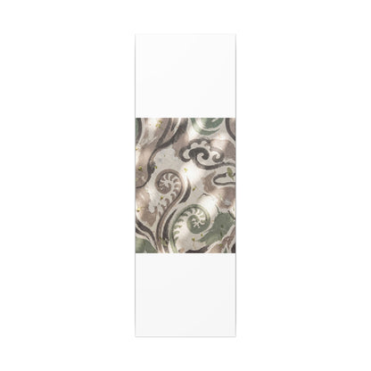 Dappled Ink Brushstroke Canvas Art - Japandi Ma