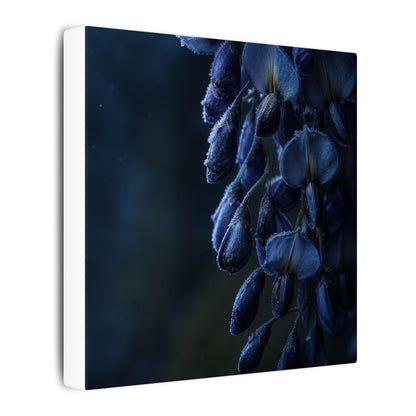 Winter Wisteria Shadow Zen Canvas Art | Atmospheric Decor