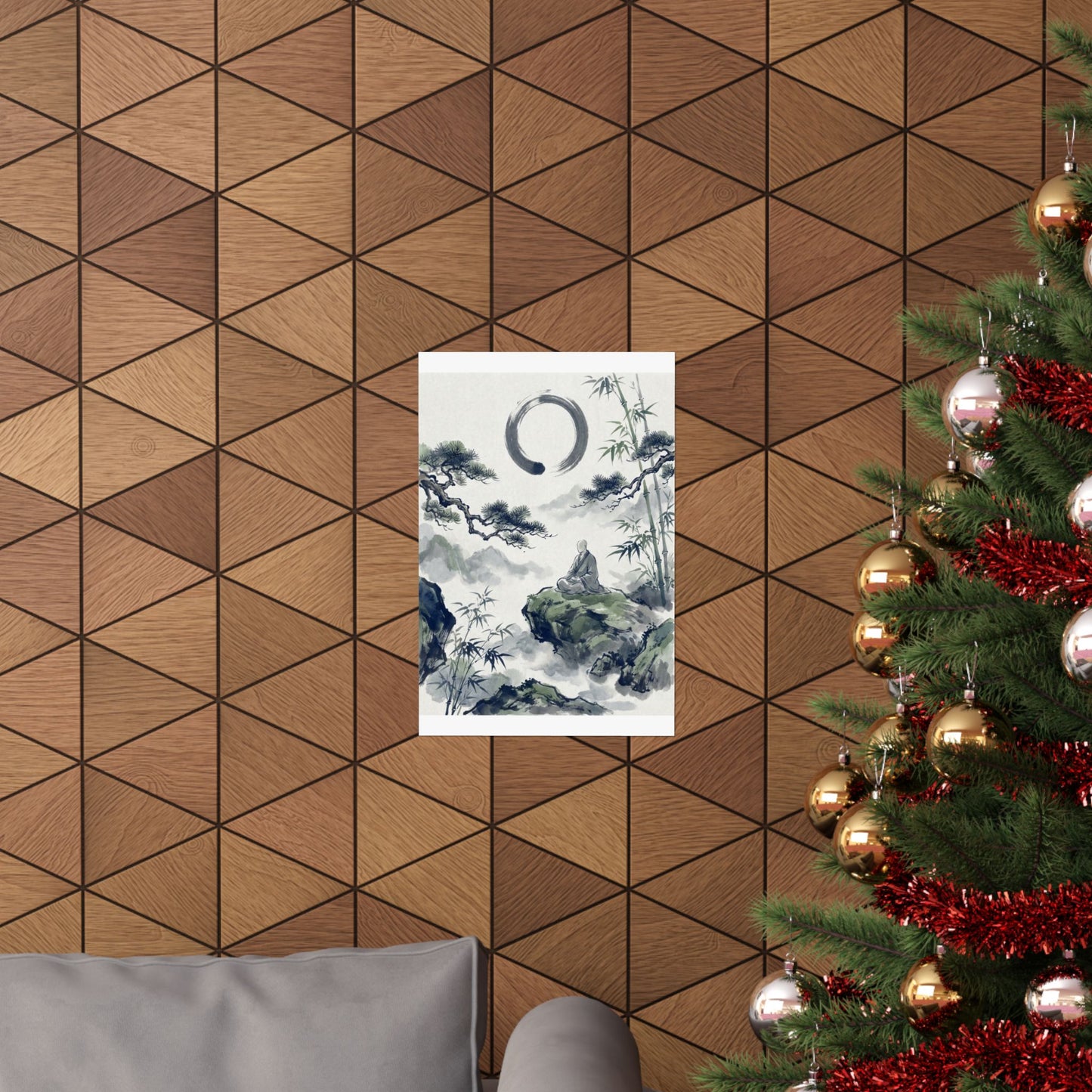 Zen Sumi-e Wall Art Print
