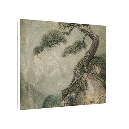 Fukinsei Pine Tree Canvas Art - Japandi Texture