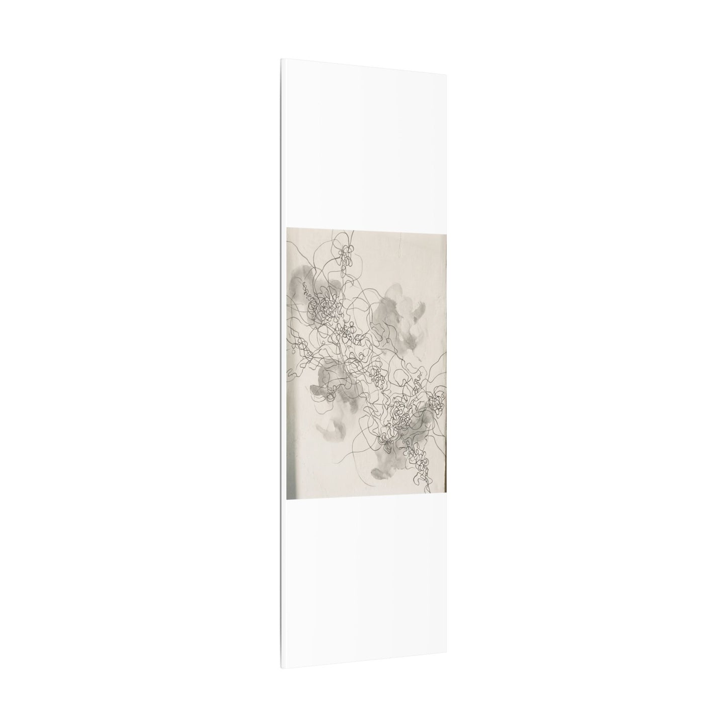 Summer Shadow Play Minimal Line Canvas Art | Earthy Decor