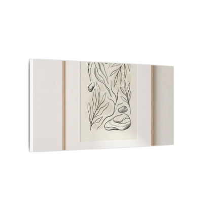 Japandi Charcoal Canvas Art