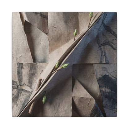 Paper Fold Canvas Art | Spring Japandi Japanese Pattern Art