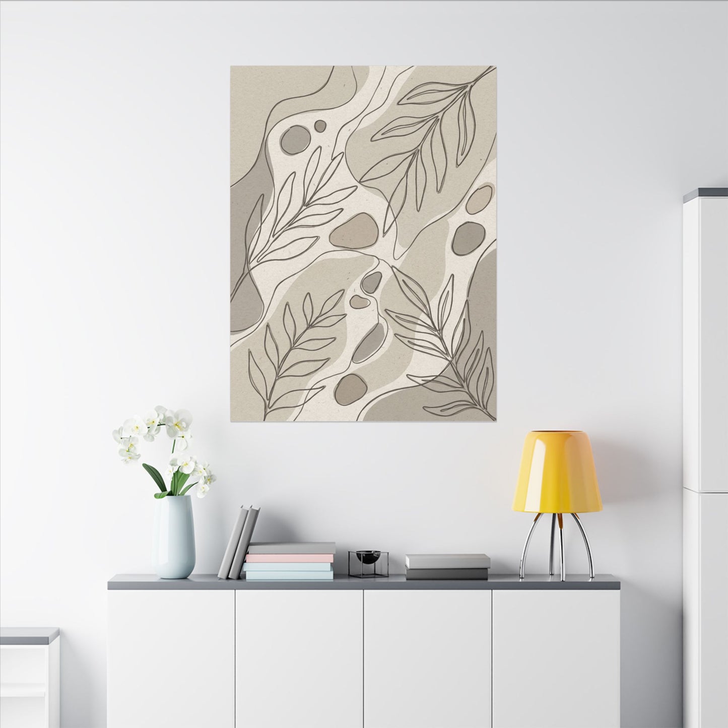 Japandi Minimal Line Canvas Art