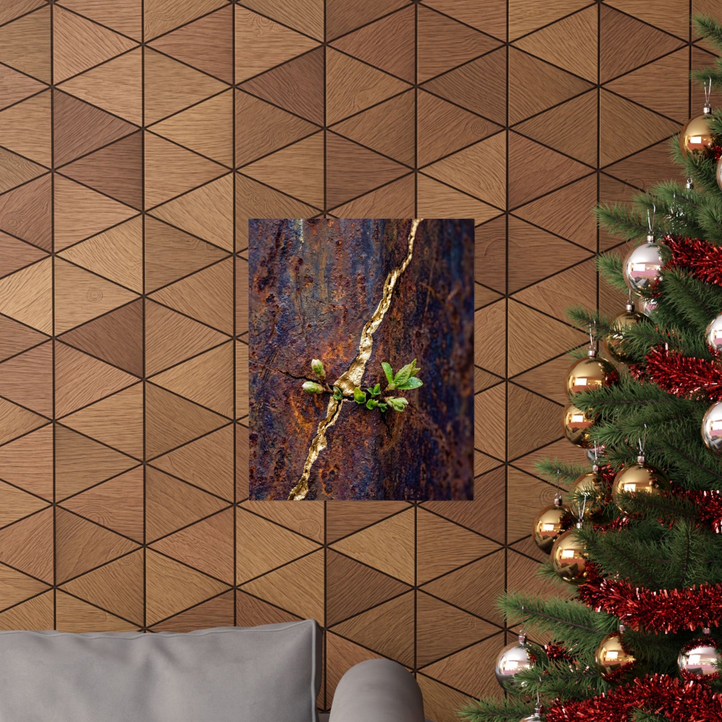 Overcast Rust Patina Wall Art Print - Kintsugi Datsuzoku