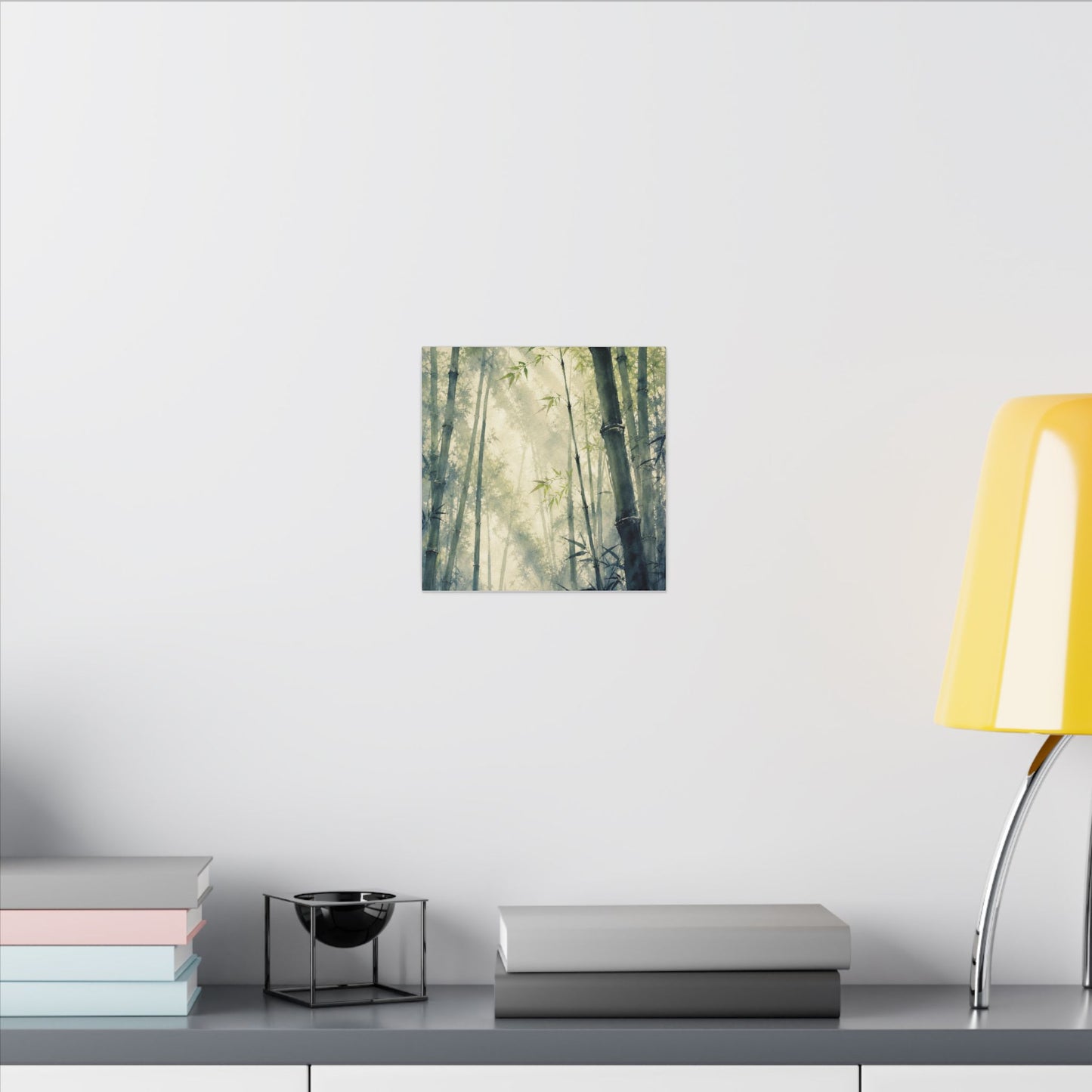 Bamboo Grove Spring Canvas Art | Zen Serene Design