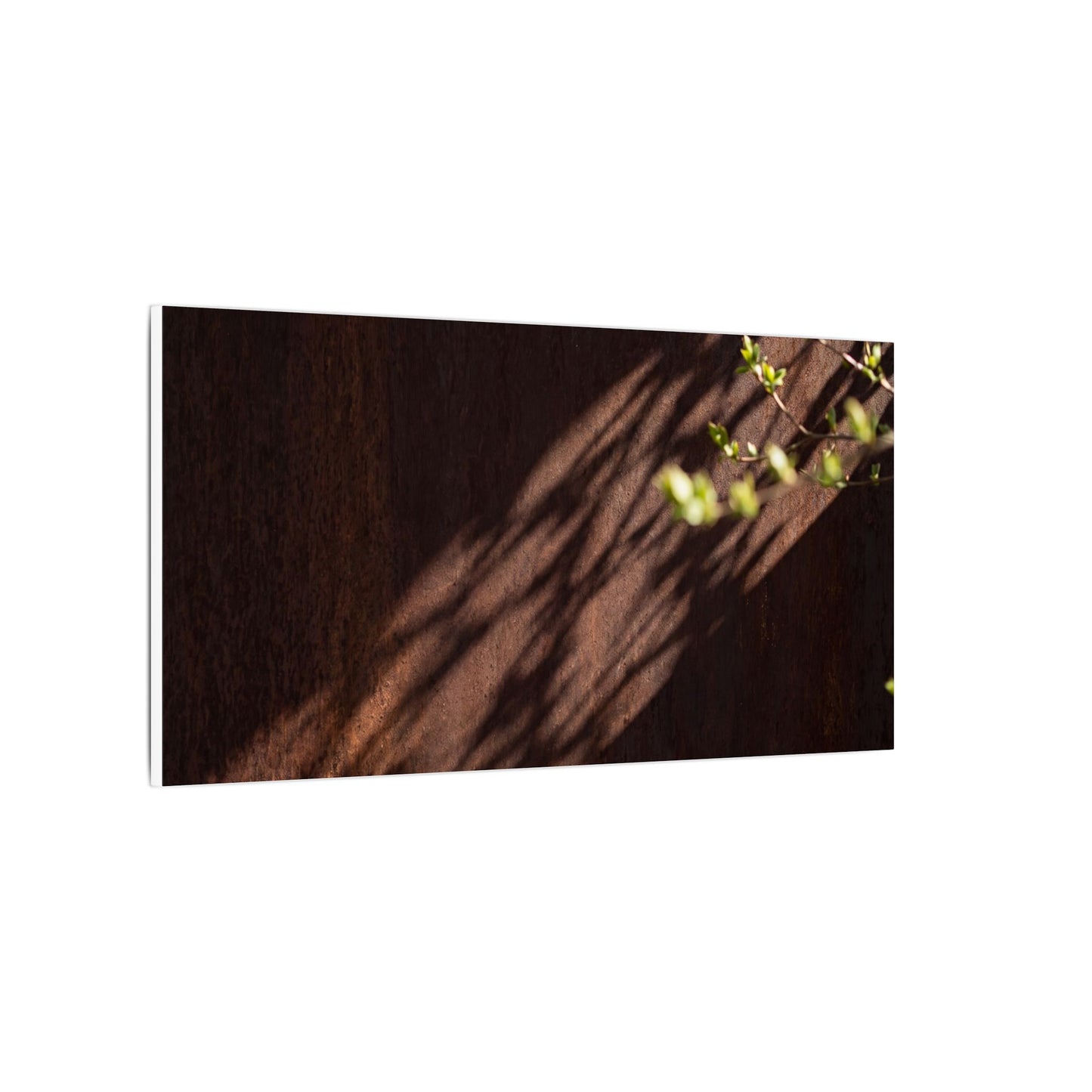 Rust Patina Moody Minimal Canvas Art | Sophisticated Dark Japandi Art