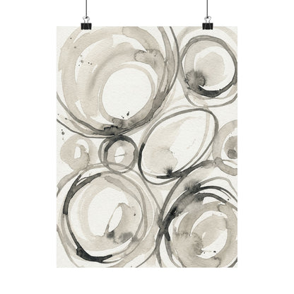 Handcrafted Feel Japandi Watercolor Wall Art Print | Handcrafted Feel Watercolor Art Print