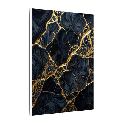 Kintsugi Gold Vein Canvas Art