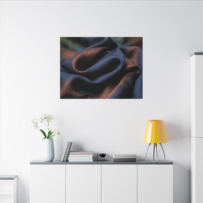 Summer Silk Drape Shadow Zen Canvas Art | Sophisticated Decor