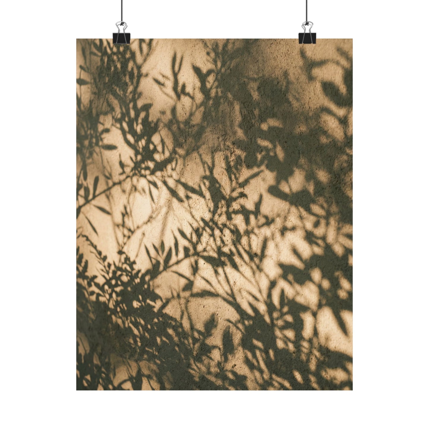 Shibui Shadow Play Wall Art Print - Japandi Minimal Line Art Print