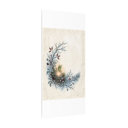 Winter Shoji Screen Forest Whimsy Canvas Art | Enchanting Decor