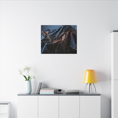 Paper Fold Broken Beauty Canvas Art | Philosophical Kintsugi Art
