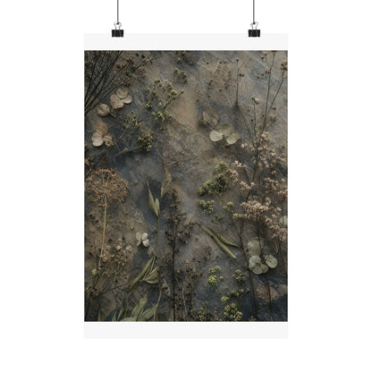 Dawn Dried Flowers Wall Art Print - Japandi Fukinsei