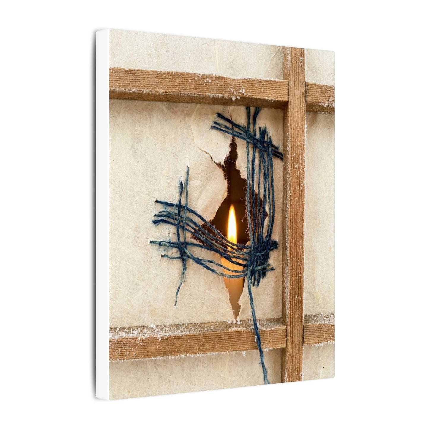 Winter Shoji Screen Broken Beauty Canvas Art | Resilient Decor