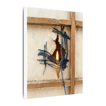 Winter Shoji Screen Broken Beauty Canvas Art | Resilient Decor