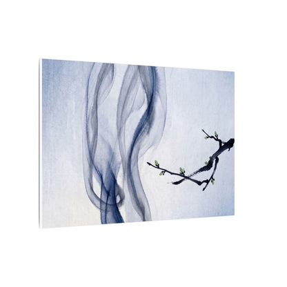 Incense Smoke Spring Canvas Art | Zen Tranquil Design