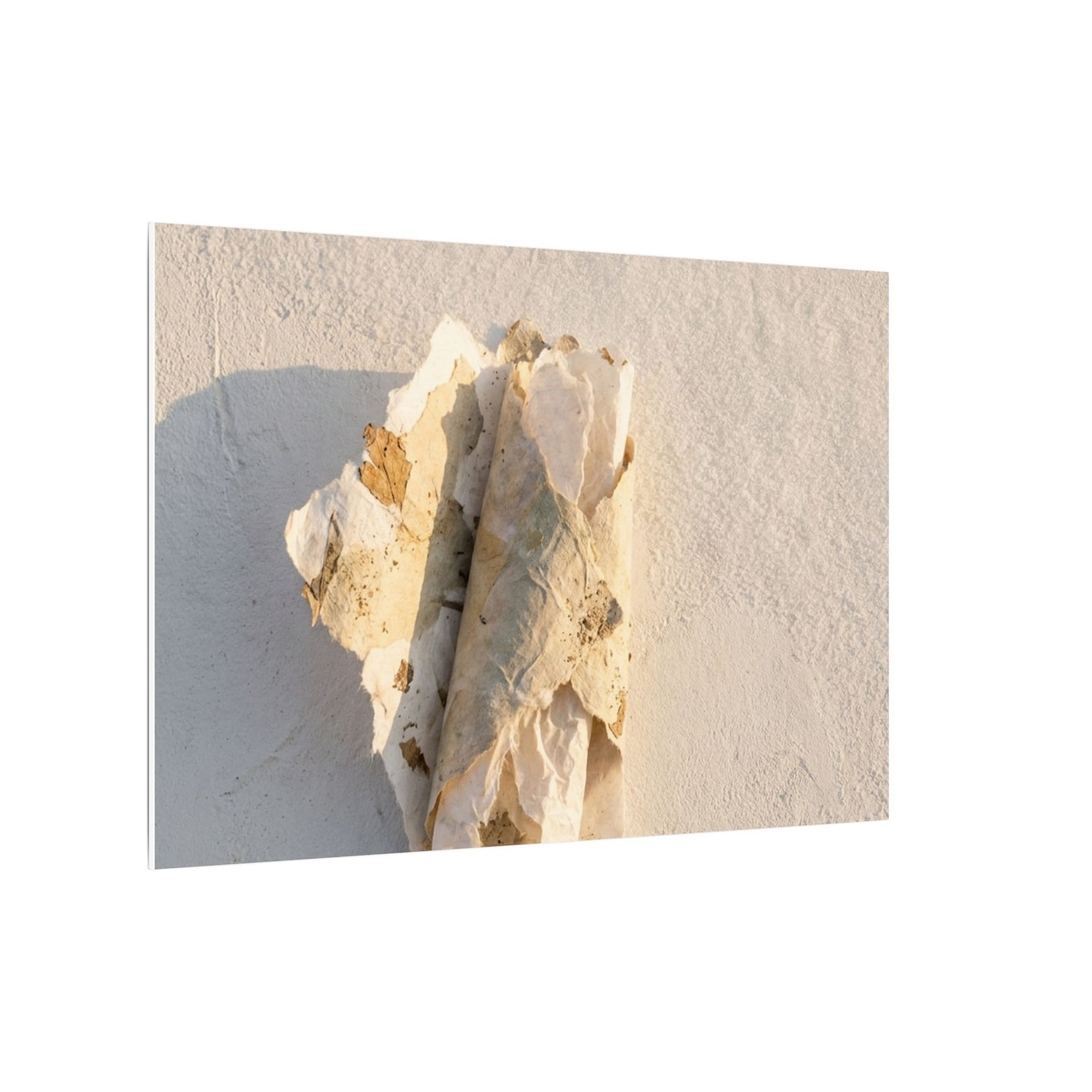 Paper Fold Canvas Art | Winter Japandi Texture Art