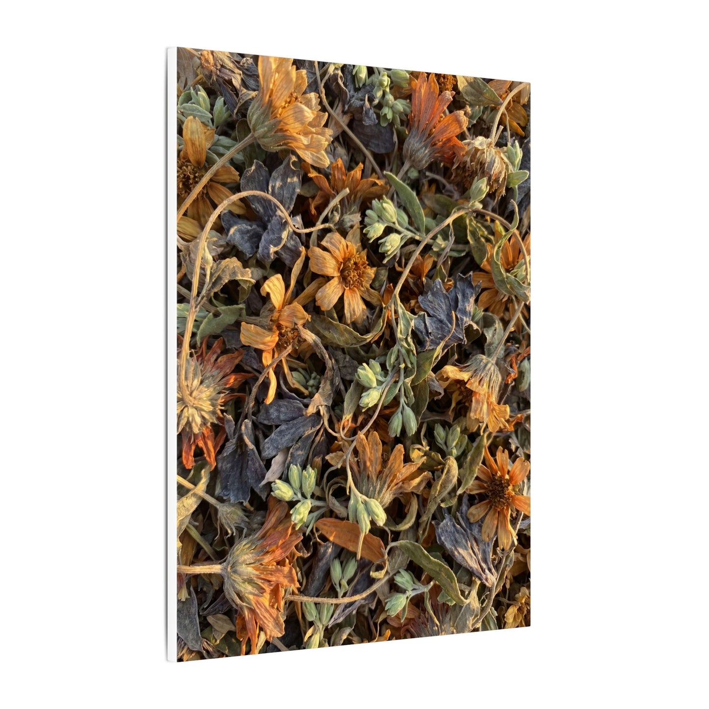 Spring Dried Flowers Japanese Pattern Canvas Art | Warm Decor