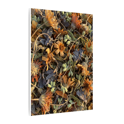 Spring Dried Flowers Japanese Pattern Canvas Art | Warm Decor