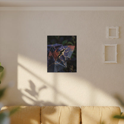 Philosophical Paper Fold Canvas Art - Gold Vein Kintsugi