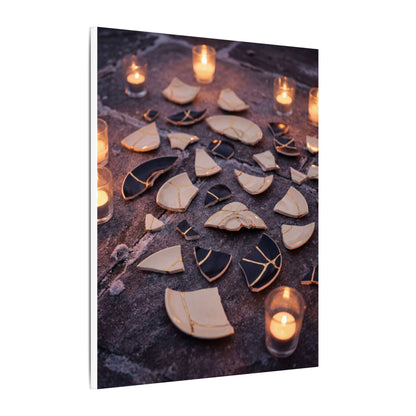 Winter Broken Pottery Broken Beauty Canvas Art | Beautiful Decor