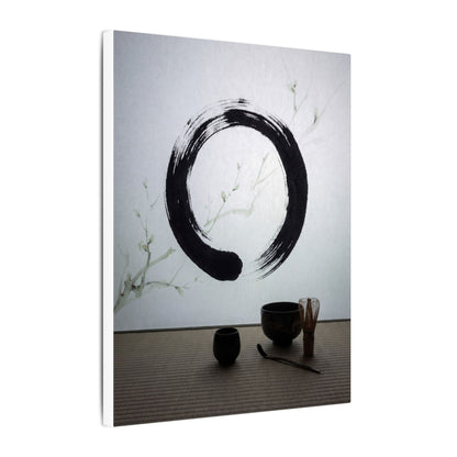 Tea Ceremony Enso Canvas Art | Peaceful Zen Art