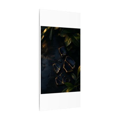 Summer Broken Pottery Moody Minimal Canvas Art | Atmospheric Decor