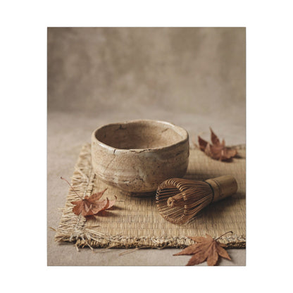 Ma Tea Ceremony Canvas Art - Japandi Texture