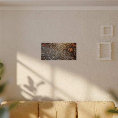 Artful Water Ripple Canvas Art - Gold Vein Kintsugi