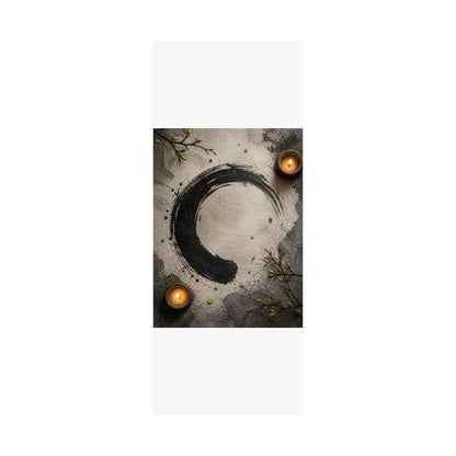 Peaceful Ink Brushstroke Wall Art Print - Enso Zen