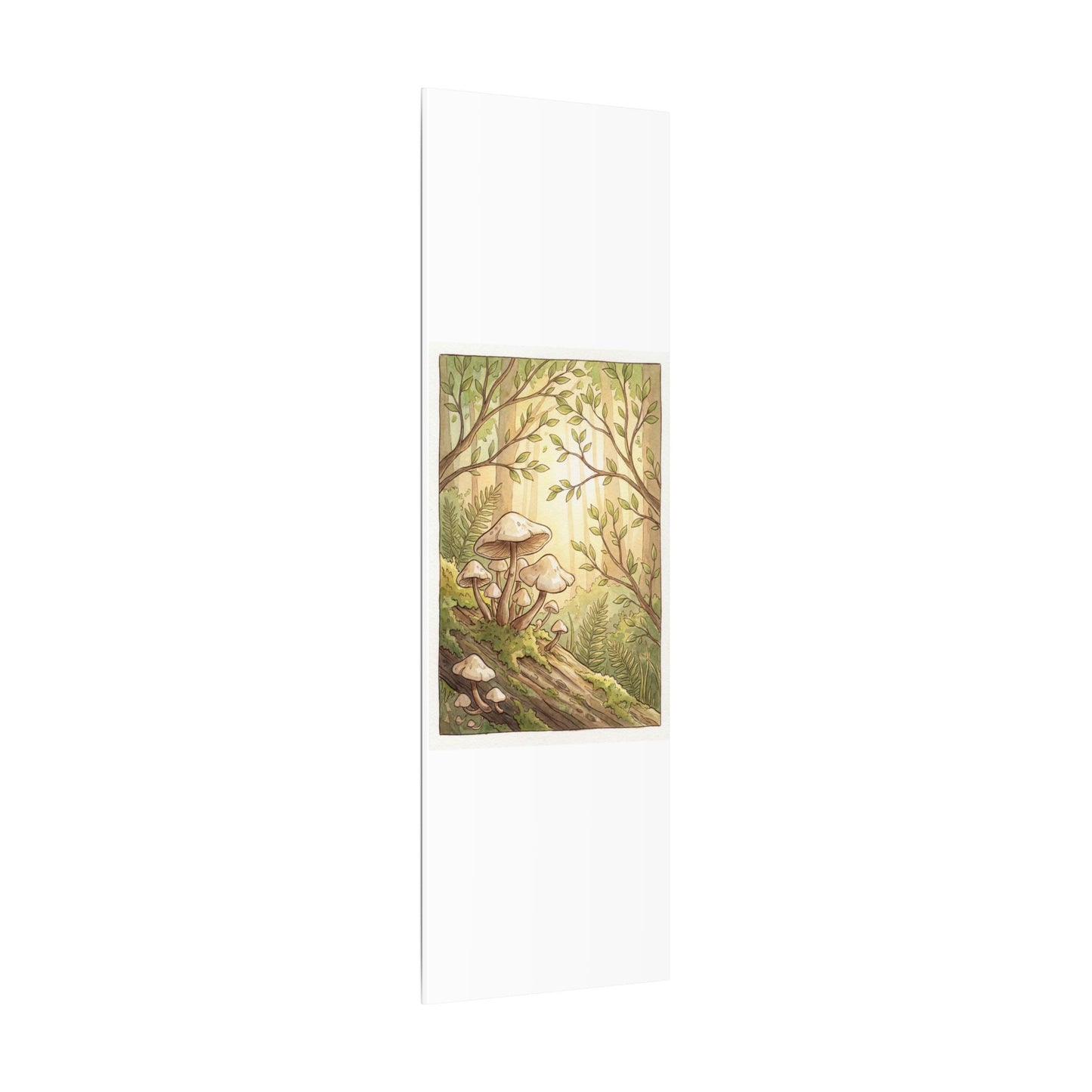 Spring Wild Mushrooms Mushroom Illustration Canvas Art | Cozy Decor