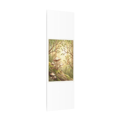 Spring Wild Mushrooms Mushroom Illustration Canvas Art | Cozy Decor