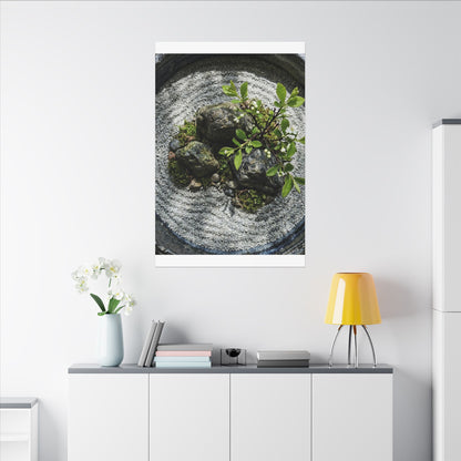Zen Ceramic Bowl in Dappled | Karesansui Canvas Art