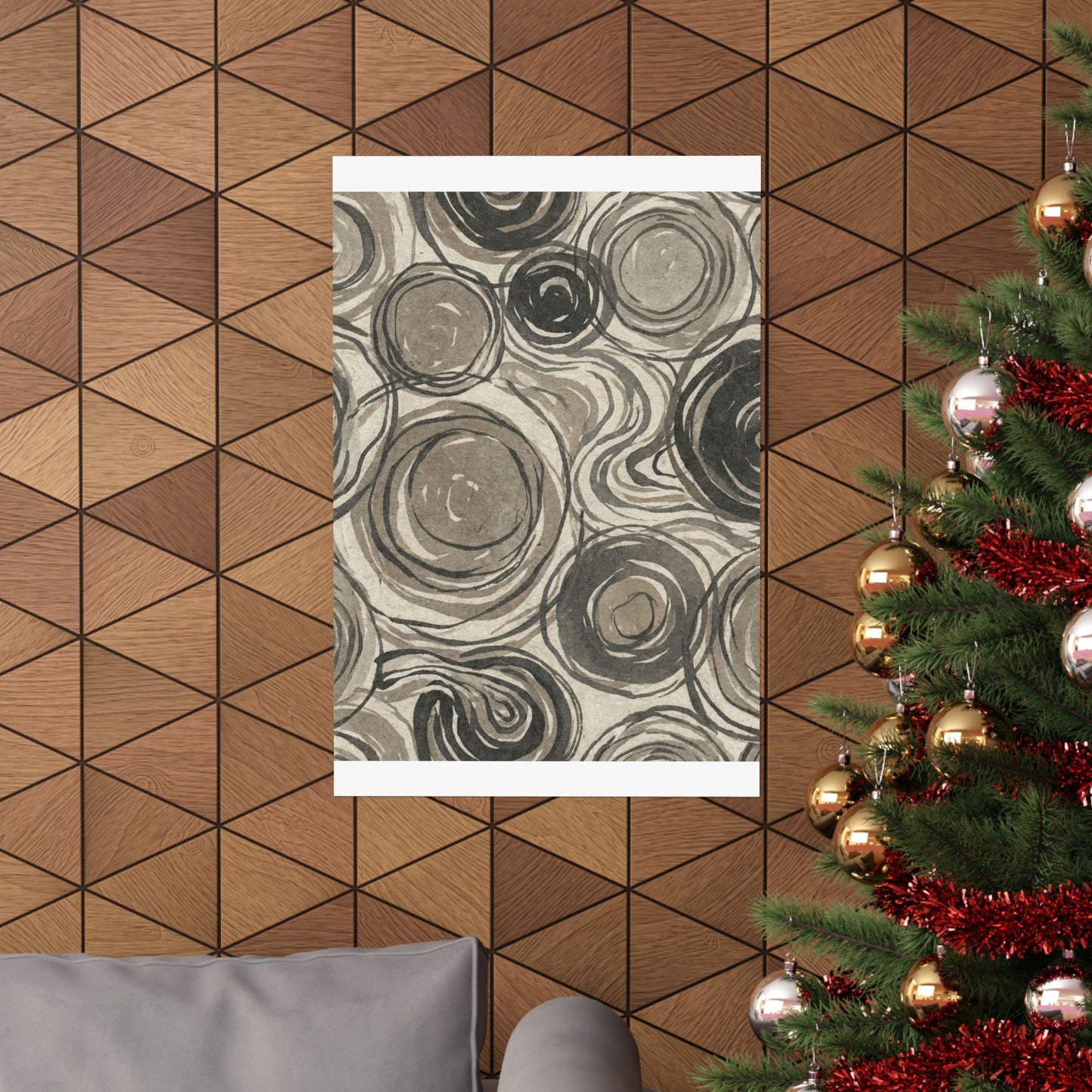 Wabi-sabi Pattern Japandi Japanese Pattern Wall Art Print