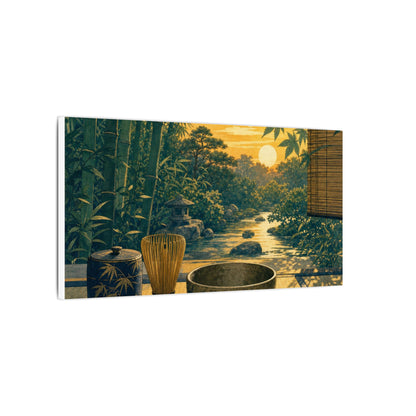 Ma Tea Ceremony Canvas Art - Zen Ukiyo E Inspired
