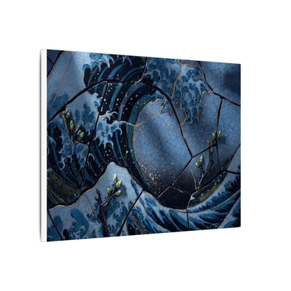 Ocean Wave Spring Canvas Art | Kintsugi Artful Design