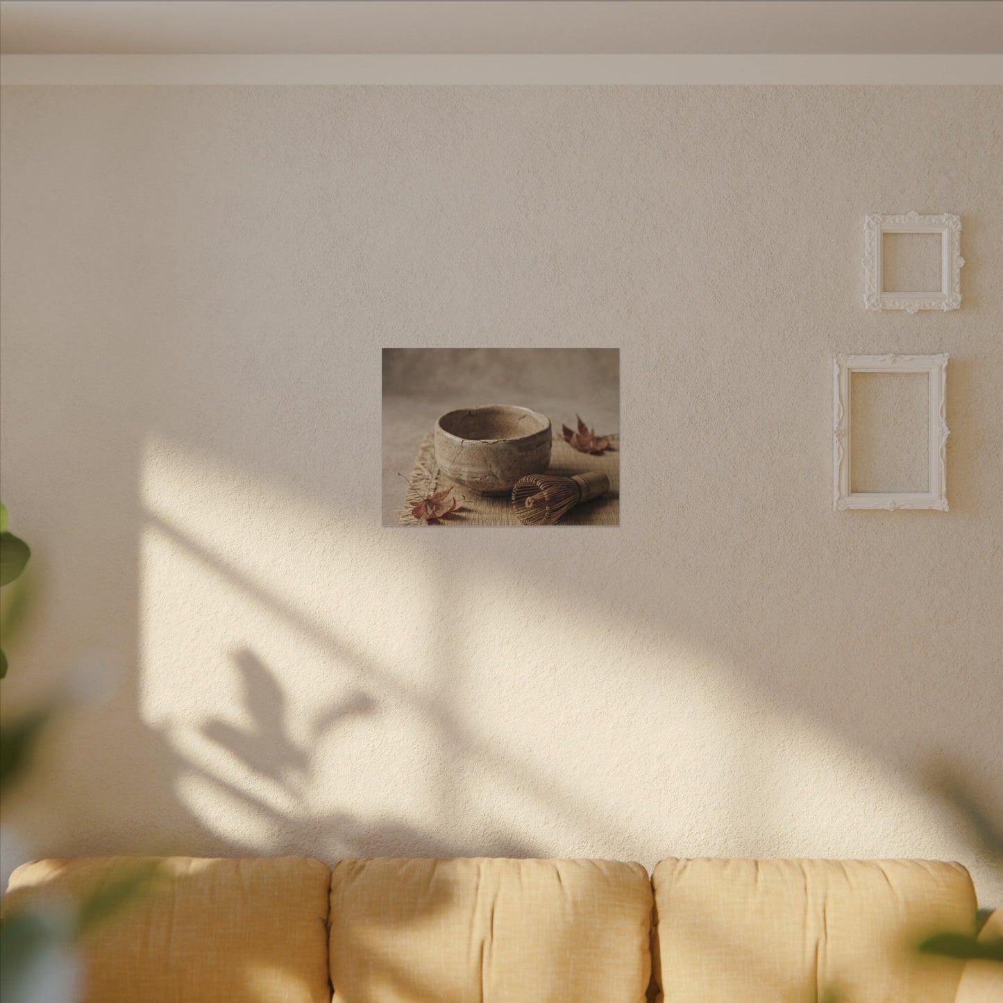 Ma Tea Ceremony Canvas Art - Japandi Texture