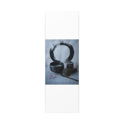 Tea Ceremony Canvas Art | Winter Zen Enso Art