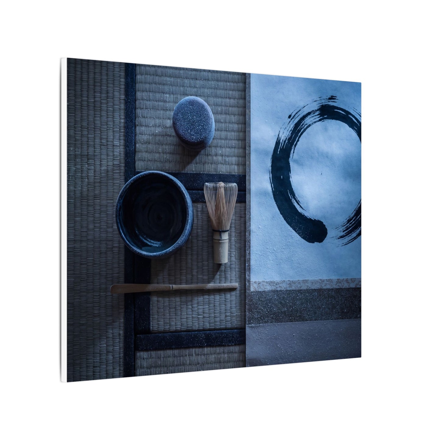 Tea Ceremony Enso Canvas Art | Calm Zen Art