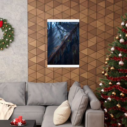 Moonlight Rust Patina Wall Art Print - Dark Japandi Fukinsei
