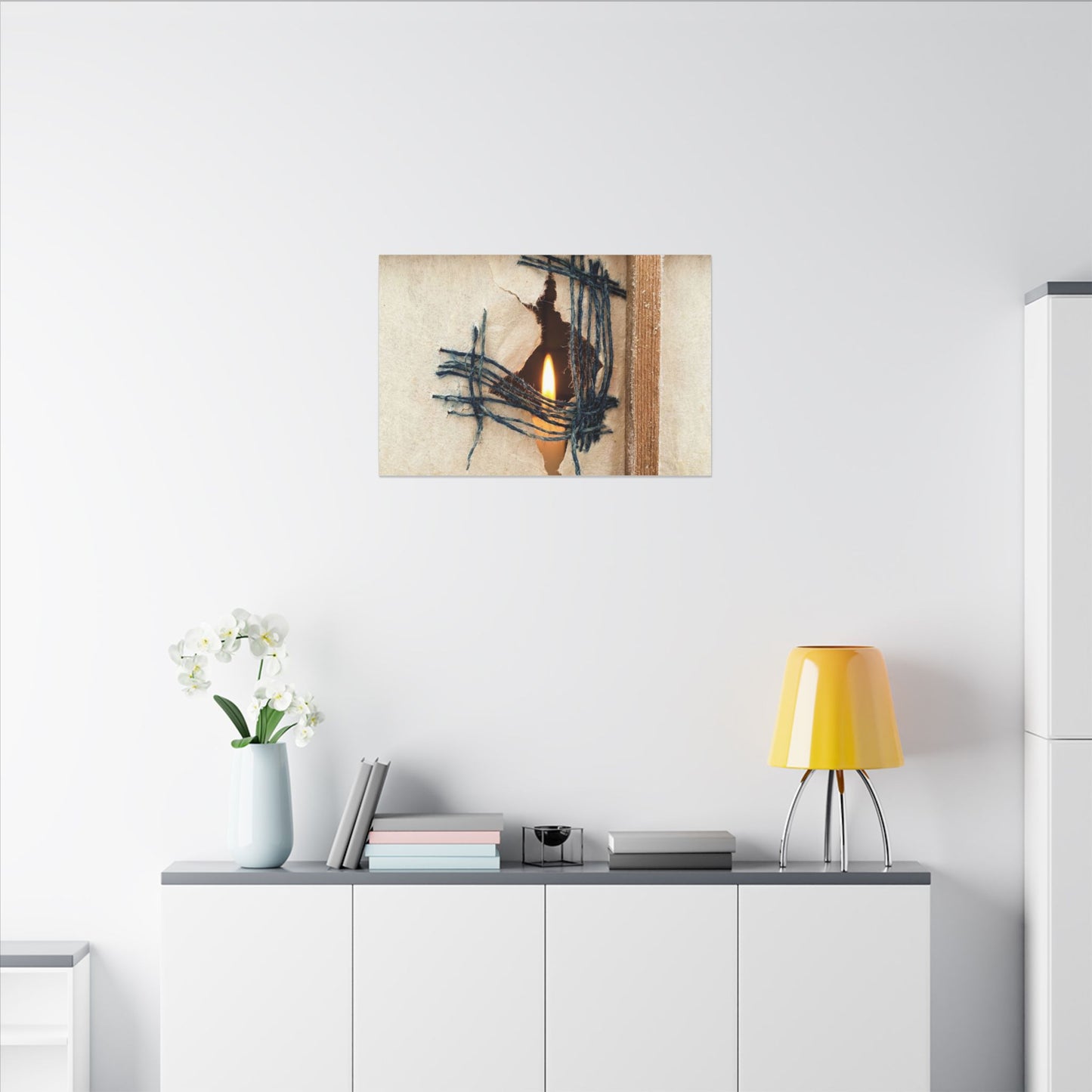 Winter Shoji Screen Broken Beauty Canvas Art | Resilient Decor