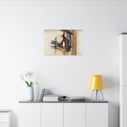 Winter Shoji Screen Broken Beauty Canvas Art | Resilient Decor