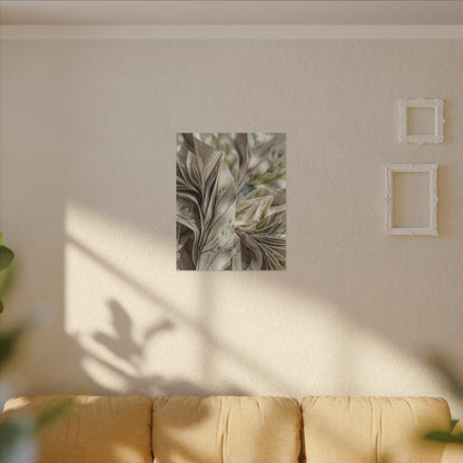 Fukinsei Paper Fold Canvas Art - Japandi Watercolor