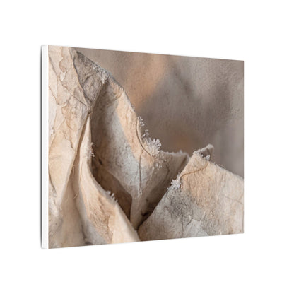 Japandi Paper Fold in Candlelight | Watercolor Canvas Art