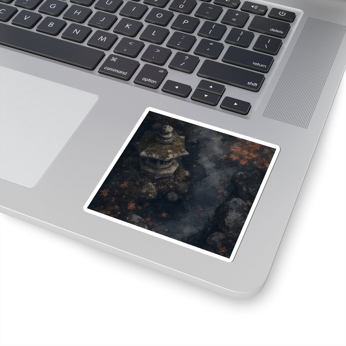 Moonlight Stone Lantern Sticker - Japandi Ma