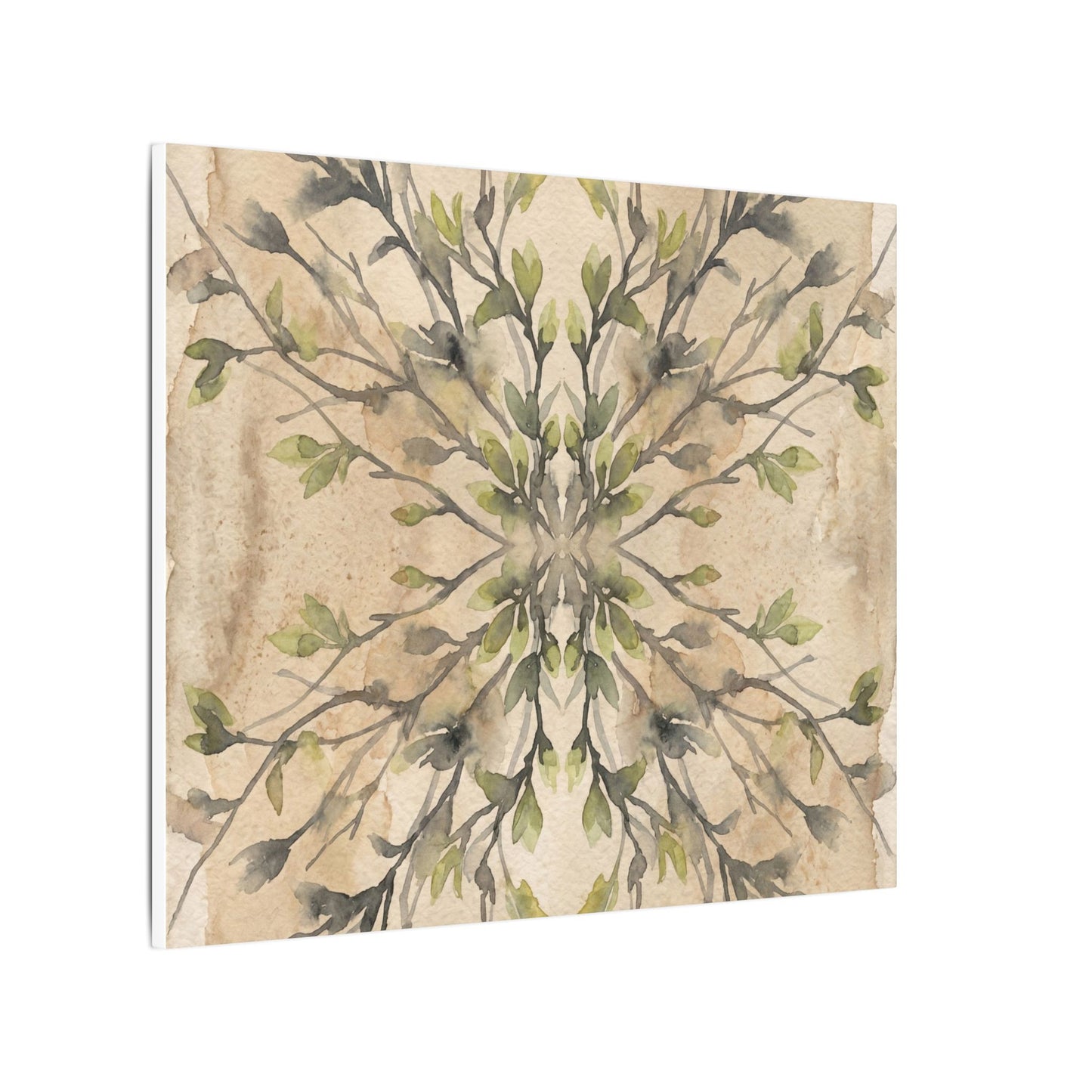 Shibui Shadow Play Canvas Art - Japandi Watercolor