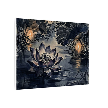 Fukinsei Lotus Flower Canvas Art - Zen Sumi E