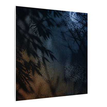 Kanso Shadow Play Canvas Art - Dark Japandi Shadow Zen