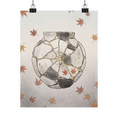 Dawn Broken Pottery Wall Art Print - Japandi Datsuzoku Art Print